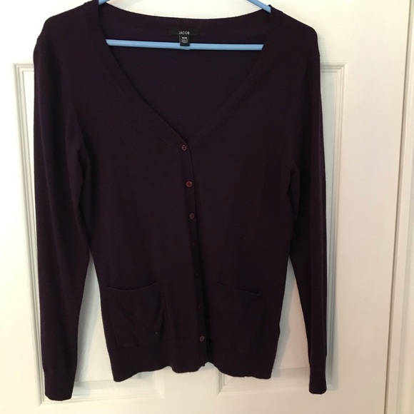 Dark purple cardigan - Picture 2 of 7